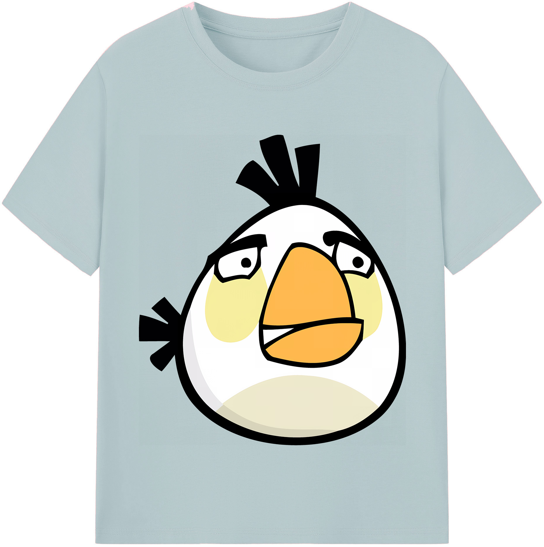 （画像用） Angry Birds アングリーバード 綿100％半袖Tシャツ（フロントプリント）